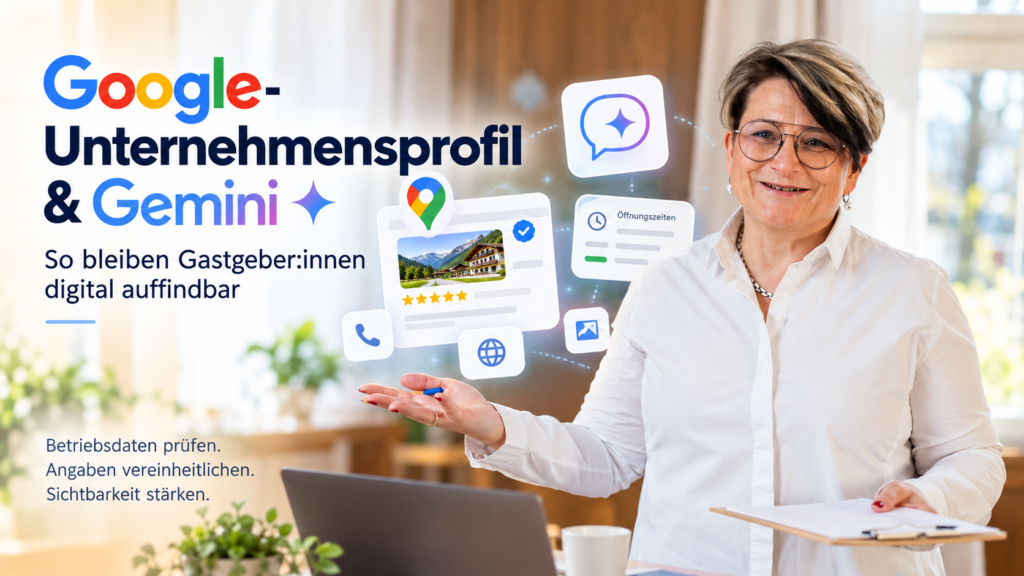 Ester Baldauf-Brunner Google Unternehmensprofil und Gemini KI